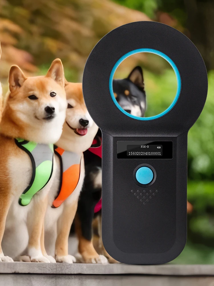 ハンドヘルドペットマイクロチップスキャナーリーダー EMID FDX-B(ISO11784/85) 動物RFID EMIDリーダー ペットタグスキャナー 動物/ペット/犬/猫/豚用