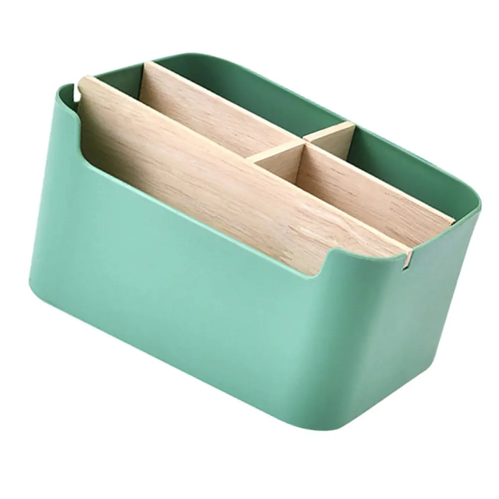 

Practical Storage Box Desktop Organizer Multi-Grid Holder for Cosmetics Remote Control Sundries Distant Control Box