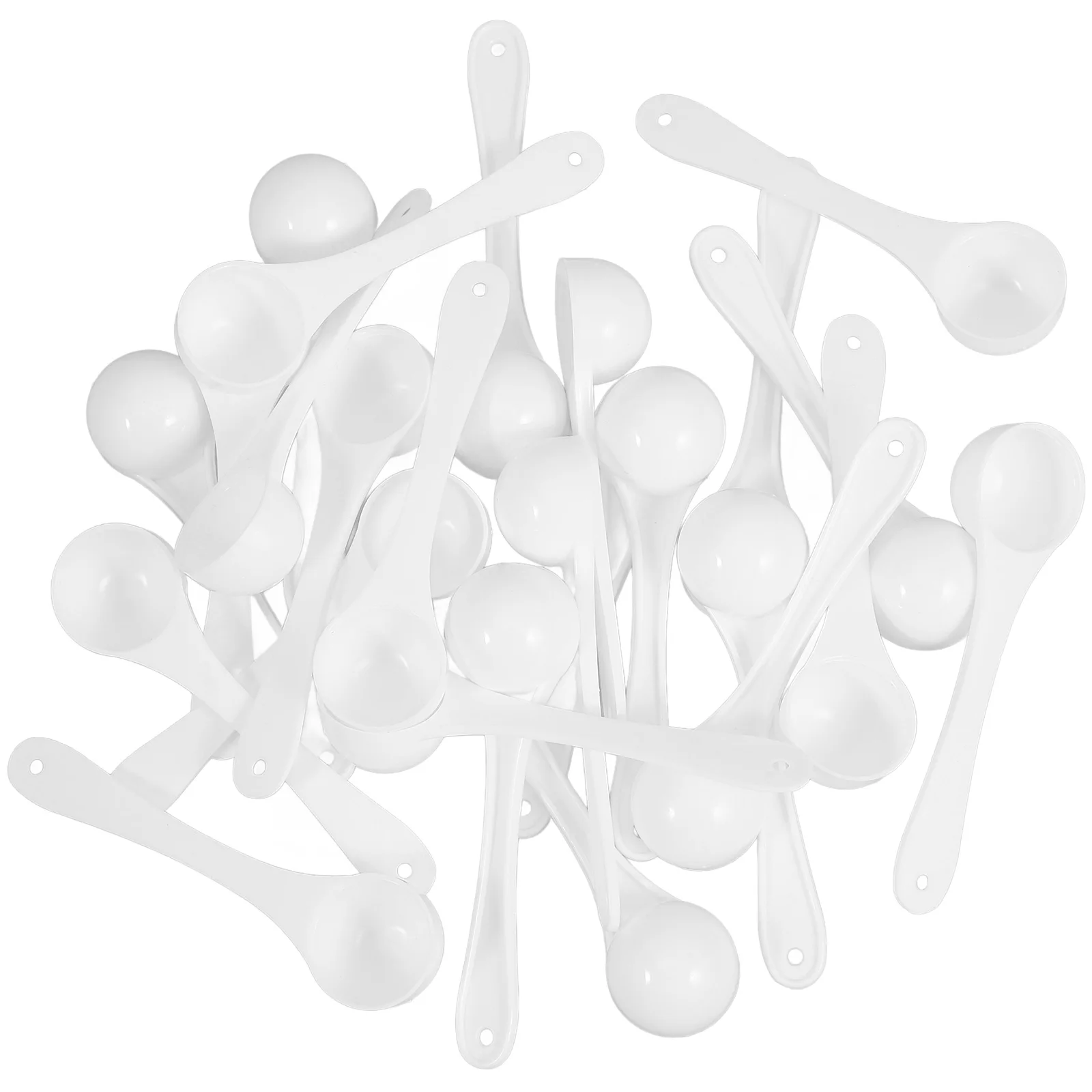 

25pcs Measuring Spoon 5ml Capacity Coffee Scoop Milk Powder Protein PP Material Easy Clean Kitchen Tool Practical Design