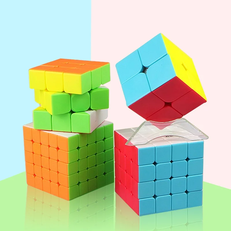 Cheapest QiYi Warrior S 3x3x3 Magic Cube Sail W Professional Qidi S 2x2x2 3x3 Speed Puzzle 2x2 Cubo Magico Educational Toys