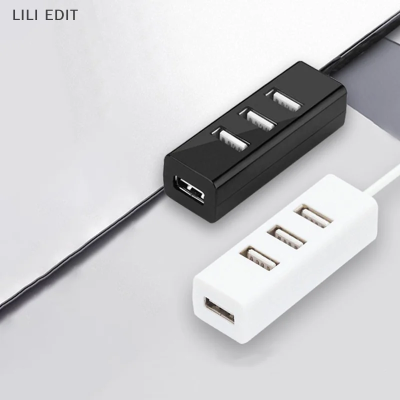 

1 шт. USB-концентратор USB-сепараторы высокоскоростной 4-портовый USB-расширитель адаптер-концентратор питания аксессуары для ПК и ноутбуков