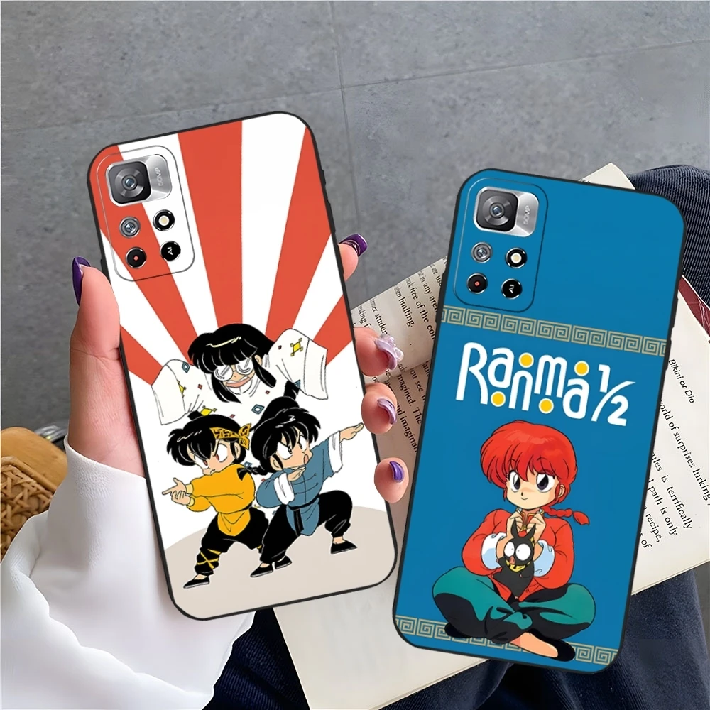 Funda para teléfono M-Manga Comics R-Ranma-12 para Xiaomi POCO M7 M6 M5 M4 F7 F6 F5 X7 X6 X5 C71 C75 C61 C65 Pro
