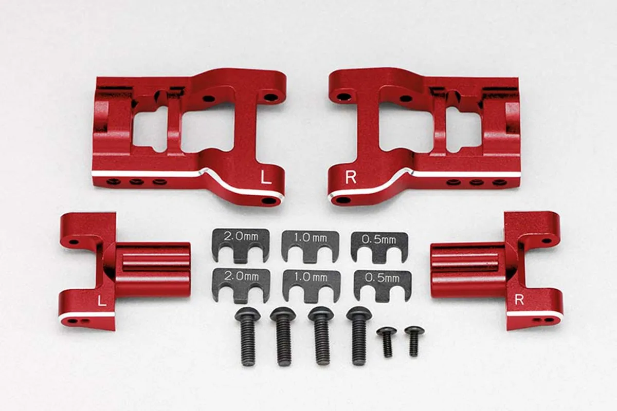 Yokomo YD-2 EXIIS SXII RC drift frame with red upgrade, front and rear swing Arm/arm Code