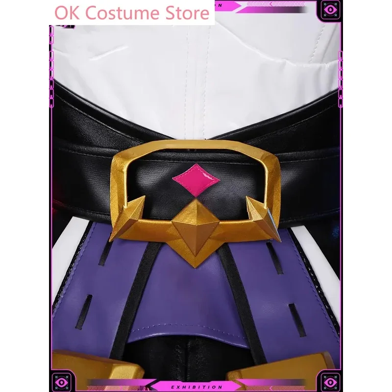 

CyGame LOL Gwen Fight Spirit Awakening Battle Suit Великолепное платье Униформа Косплей Костюм Хэллоуин Вечеринка Женский наряд