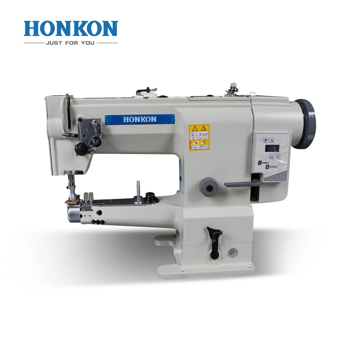 

HK-2628D Industrial Unison Feed Cylinder Bed Sewing Machine for Shoes Hemming Machine Cylinder Arm Sewing Machine