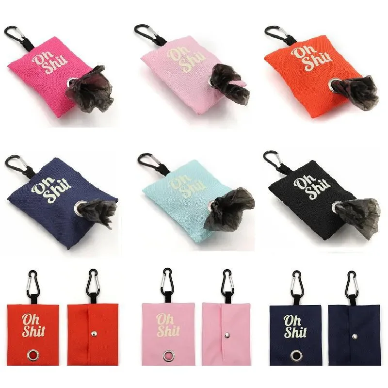 

Pet Pets Supplies Canvas Garbage Bags Poop Bag Dispenser Portable Dog Poop Waste Bag Holder Outdoor Puppy Cat Pick Up Organizer