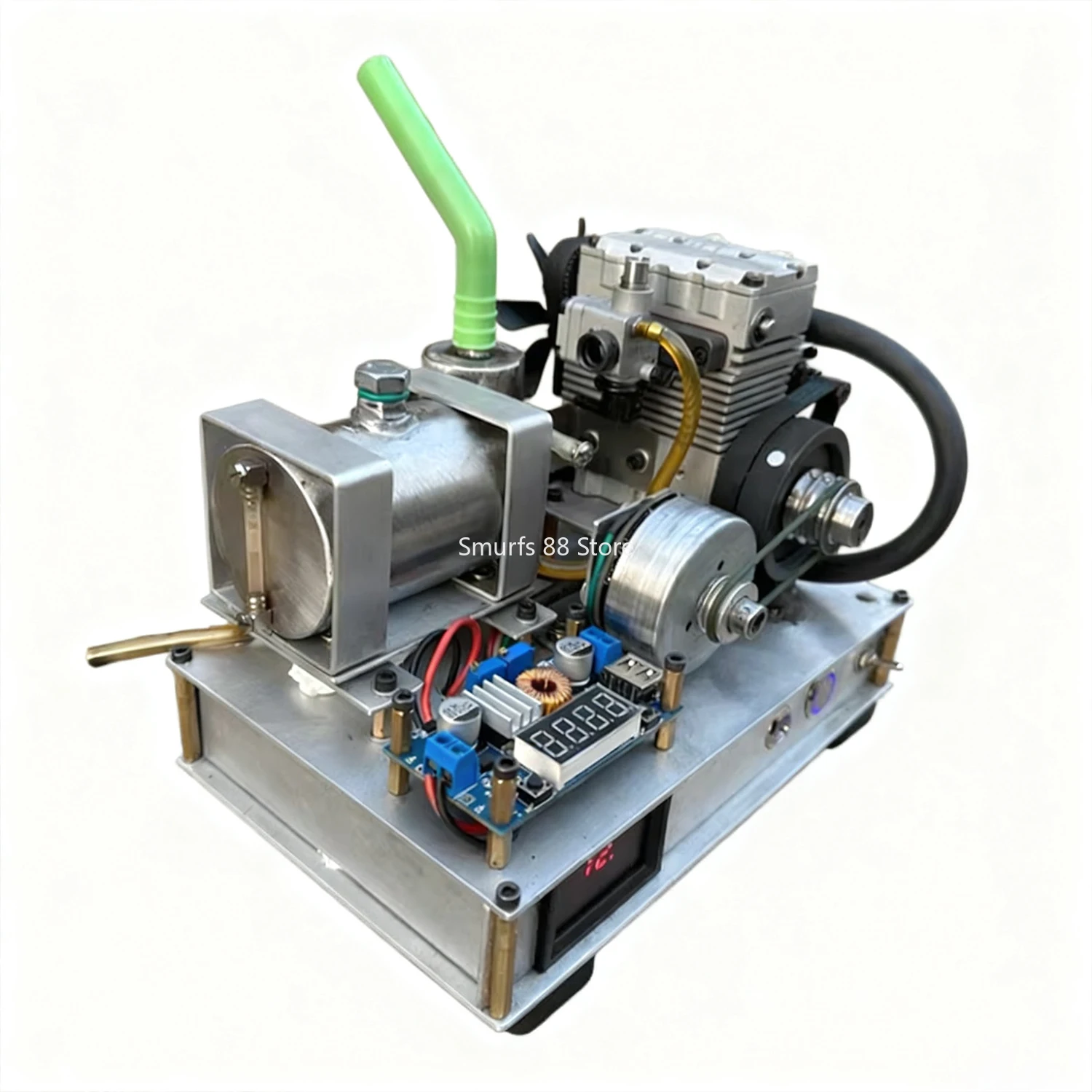 

Металлическая модель двигателя, двухцилиндровый четырехтактный двигатель, модель генератора с металлическим основанием и дисплеем, экспериментальная модель игрушки