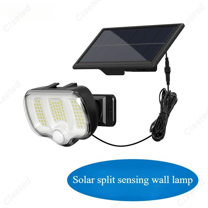 New LED Solar Lights for Outdoor Waterproof and Moisture-proof Gardens Courtyards Corridors and Human Body Sensing Lighting