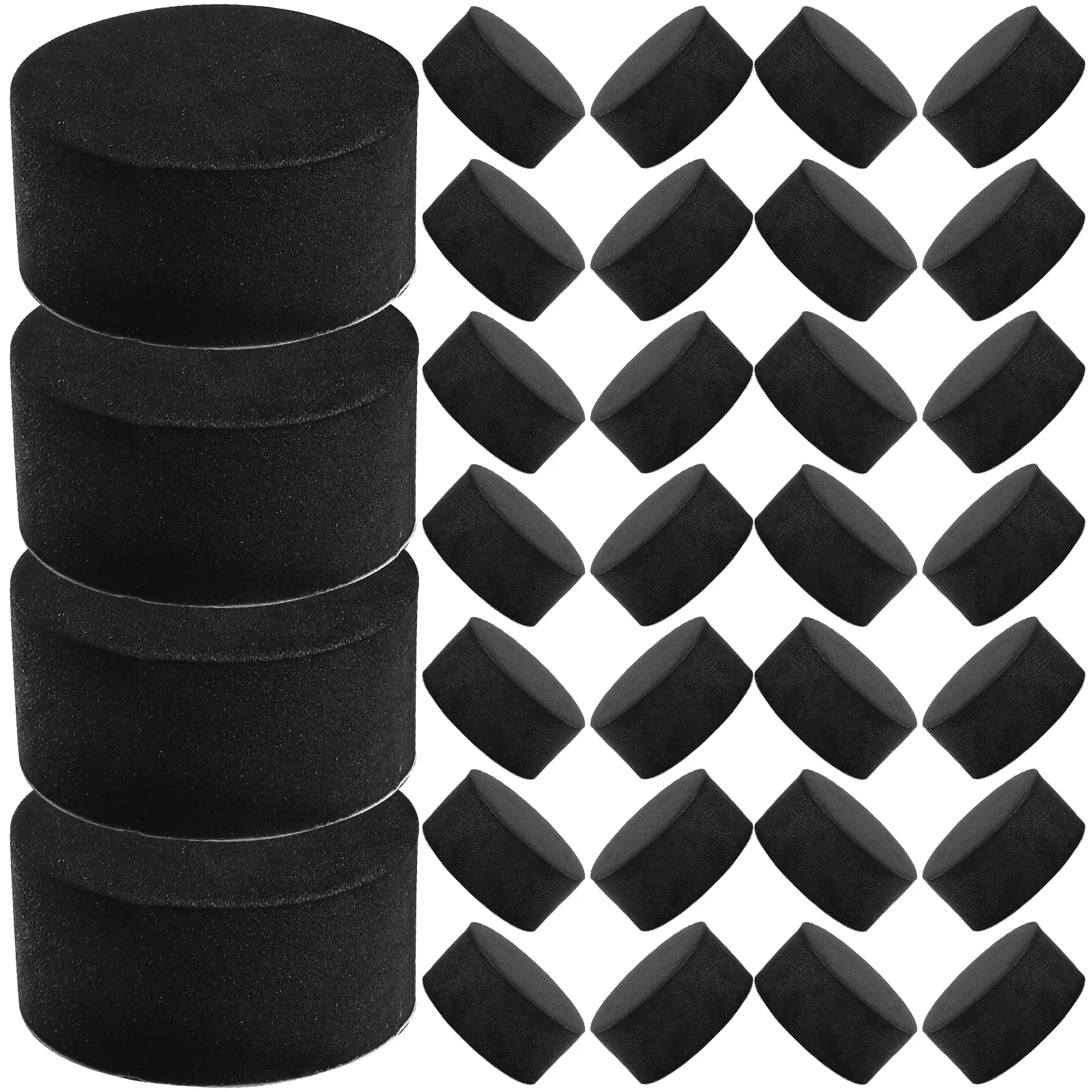 

100 Pcs Tea Tray Anti Slip Pad EVA Pot Feet Risers 30x15mm Thick Flowerpots Planter Outdoor Plant Riser Non Slip Cushion Garden