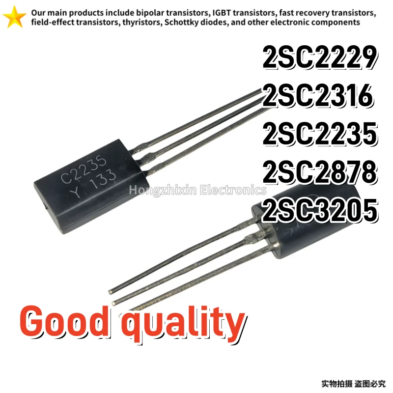 20PCS New direct insertion transistor TTA004B TTC004B transistor TO-126 C004B A004B paired transistor