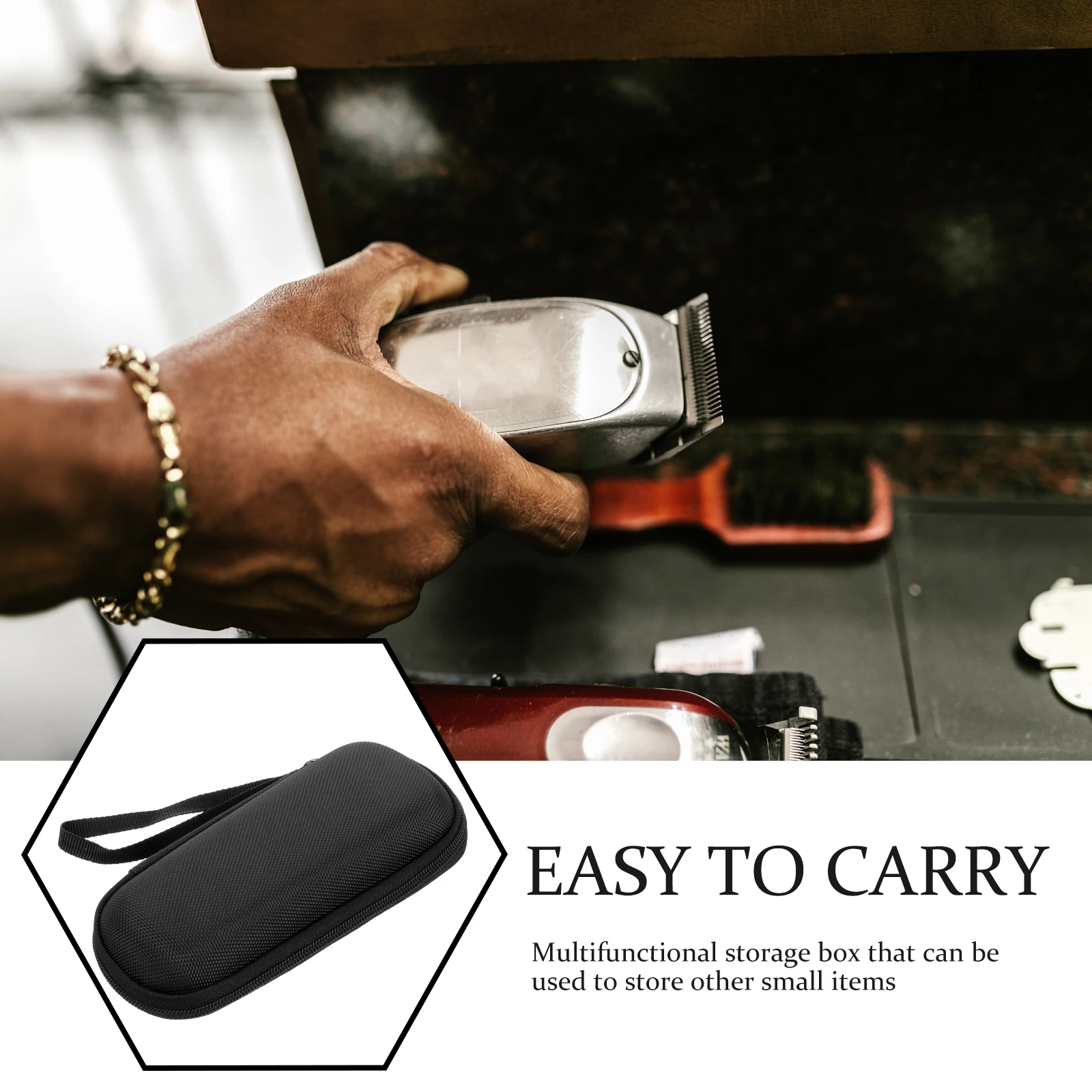 

Eva Razor Travel Case Lightweight Razor Head Sleeve Waterproof Protective Pouch for Shaver Accessories on The Go