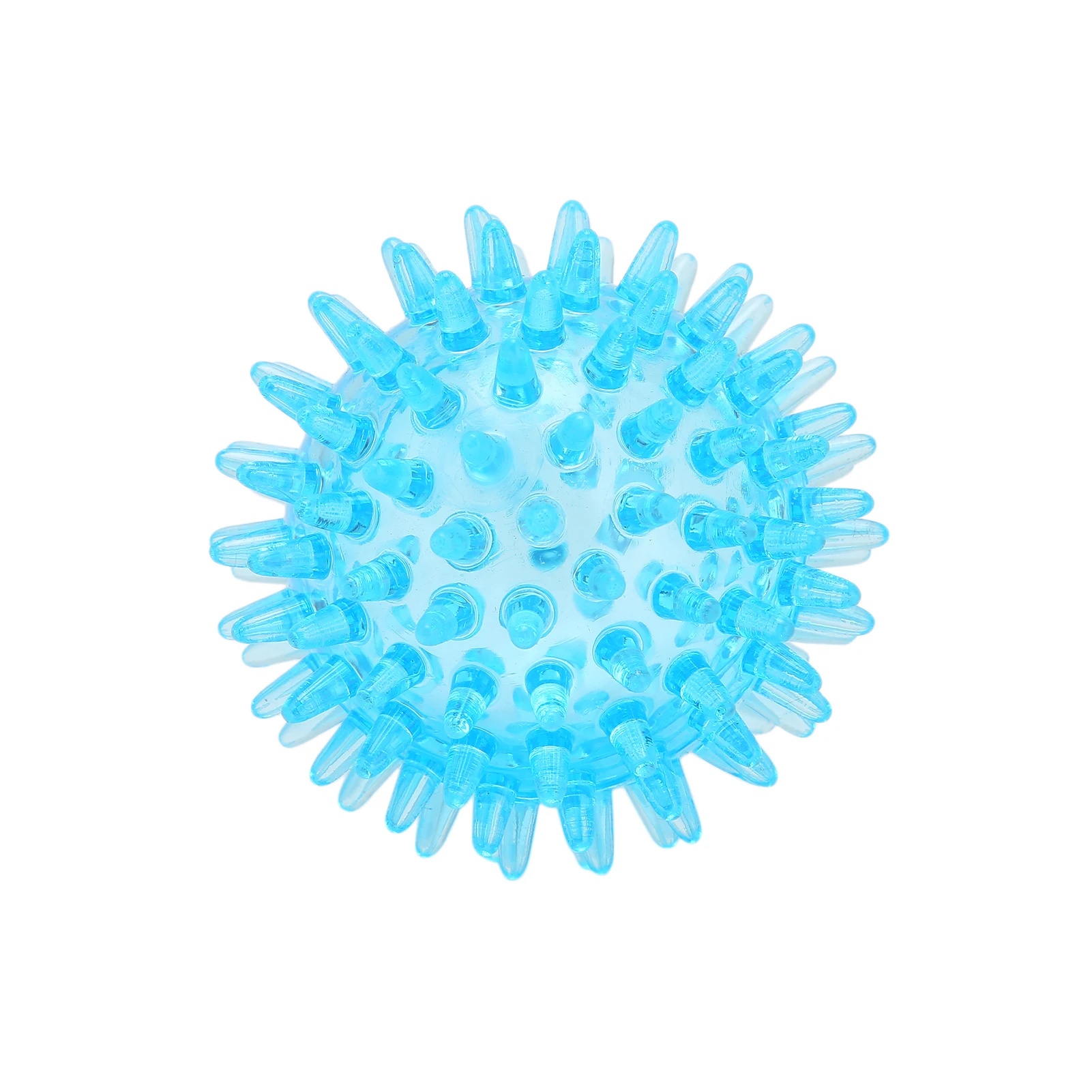 Stacheliger Ball, hohl, weich, transparent, Krafterholung, Übung, Stressabbau, Massageball für Hand und Handgelenk