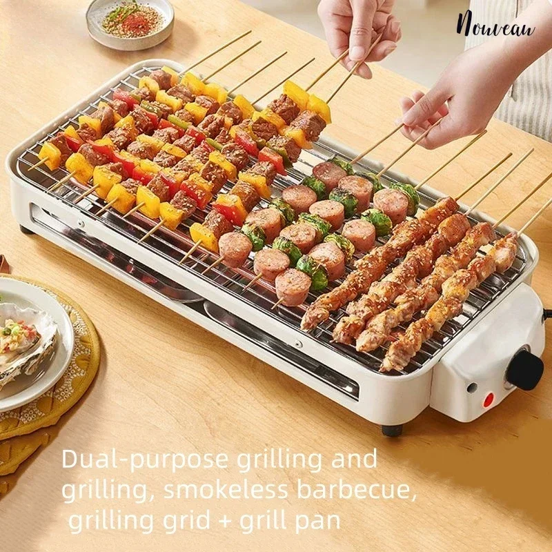 Electric barbecue oven Korean household non -stick baking sheet smoke barbecue machine room indoor iron plate shochu