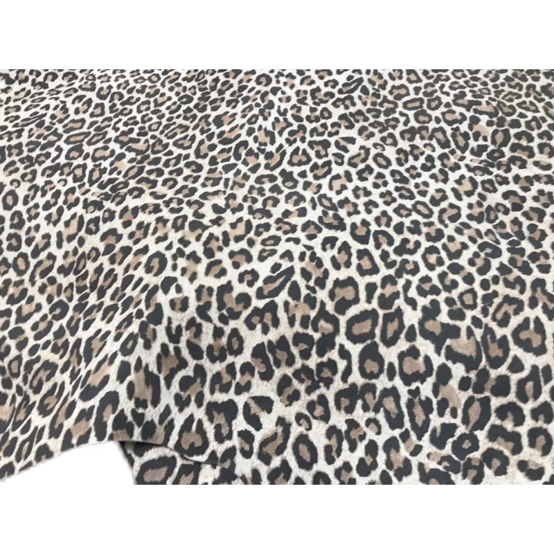 Italian Leopard Print Full-grain Sheepskin Thickness of 0.8mm, 3.5-4.5 SF