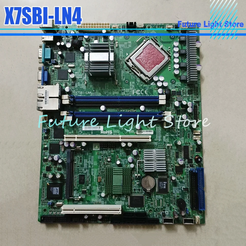 Server Motherboard 4-Port Gigabit Network Card X7SBI-LN4 775Pin Fully Tested Fast Ship