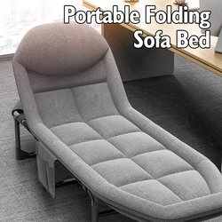 Folding Bed Single Metal Guest Cot Bedroom Furniture 6 Gears Adjustable Designs Office Leisure Portable Folding Bed Office Lunch