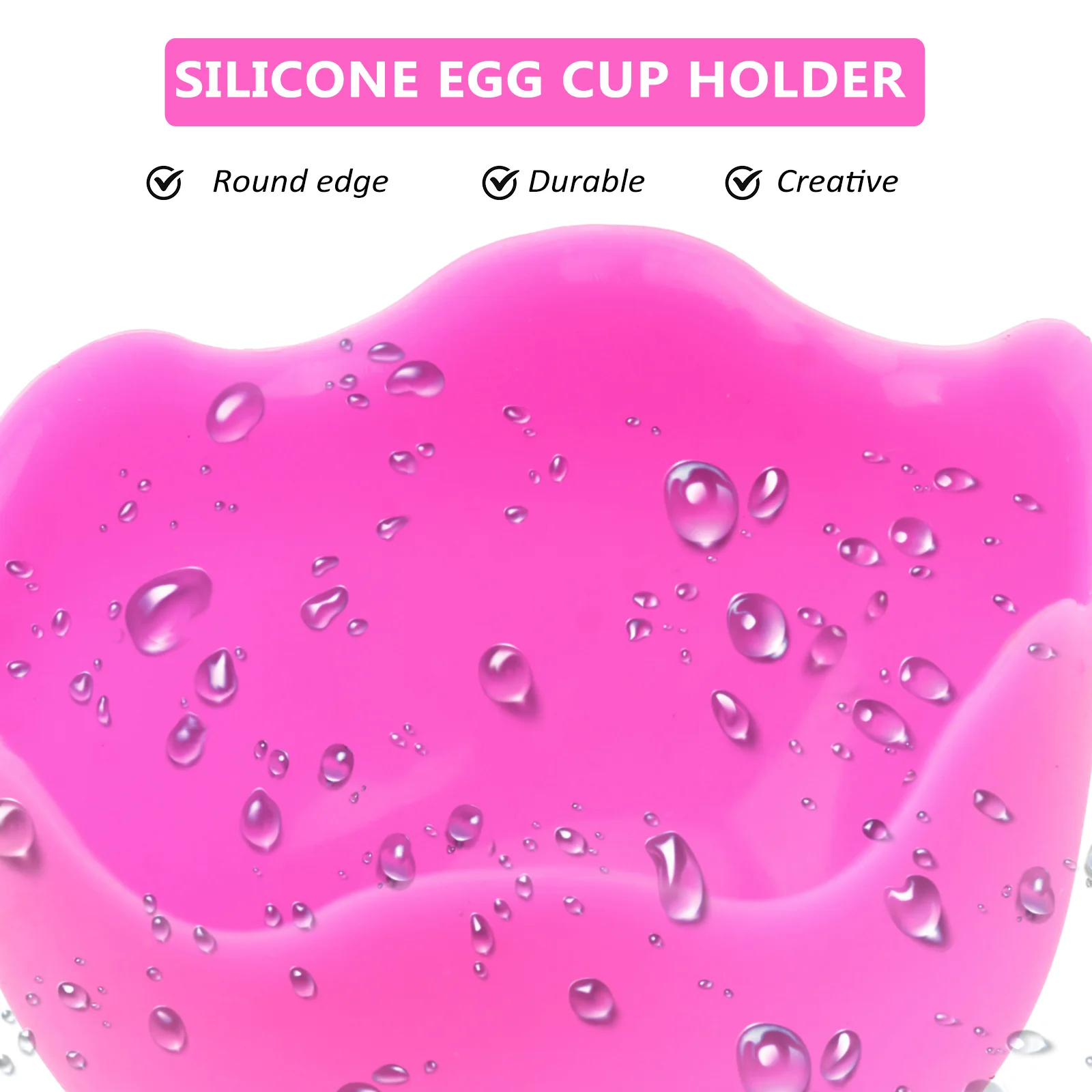 

3Pcs Egg Cooker Cups Made of Flexible Silicone Dishwasher Safe Easy Clean Egg Holder for Soft Boiled Eggs Home Hotel Use