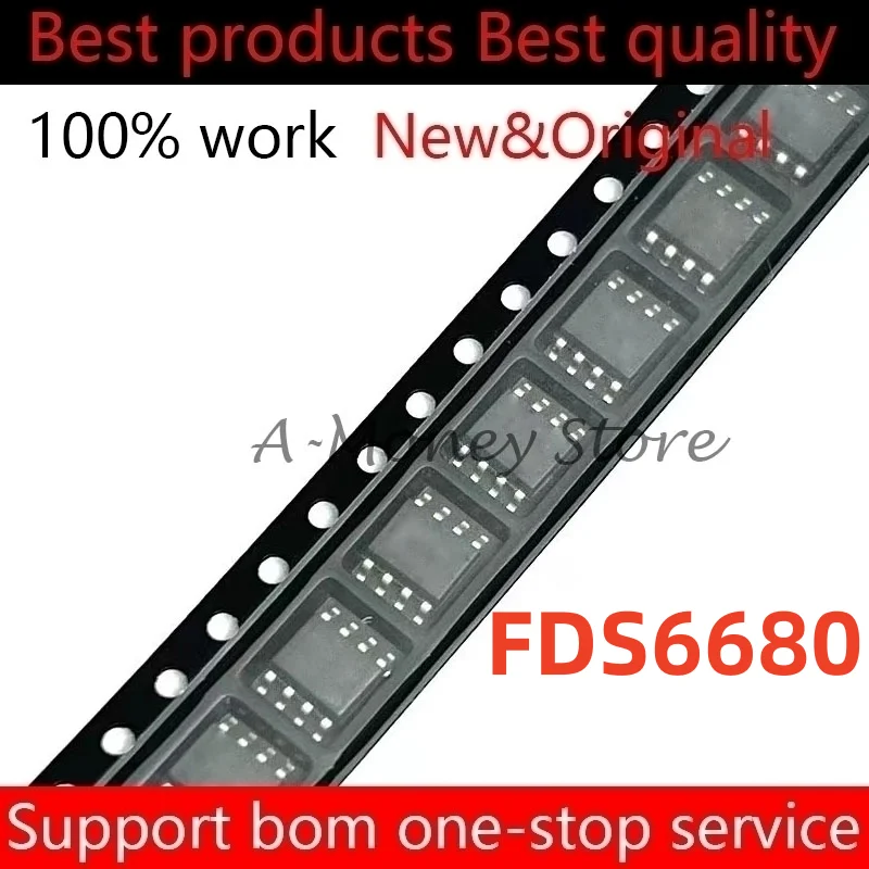 

(10pcs)FDS6680 6680 sop-8