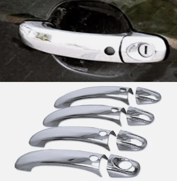 Chrome Door Handle Cover Keyless Version for VW TOUAREG MK1 2002 to 2010