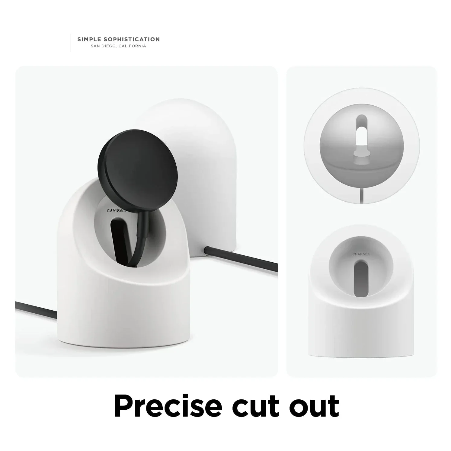 حامل شاحن سيليكون لساعة سامسونج جالاكسي ، حامل شحن ، مقعد تخزين ، ألترا 6 ، كلاسيكية ، 47