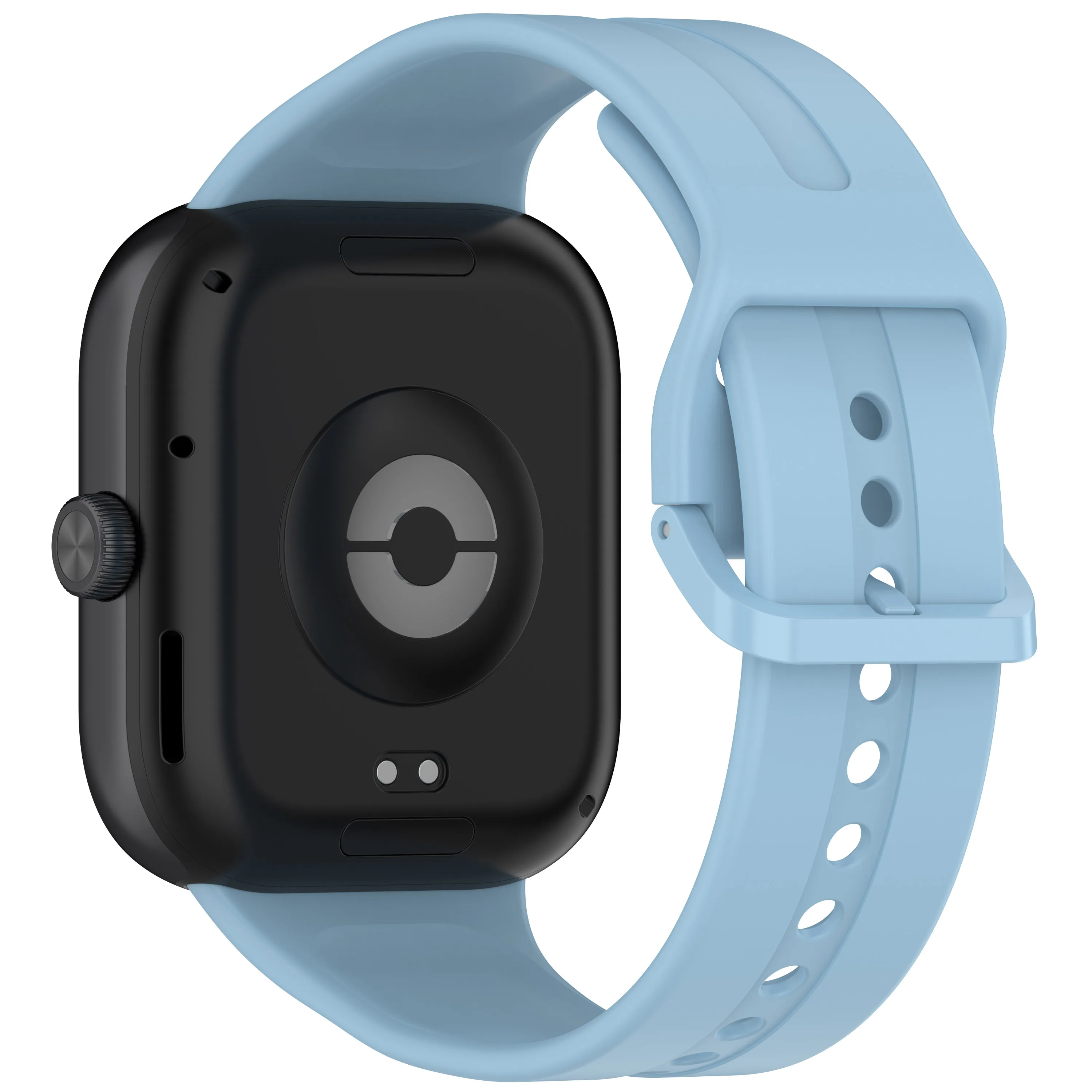 Redmi Watch 5用の耐久性とソフトシリコンのリストバンド,同じ色のバックル付きの高品質のストラップ