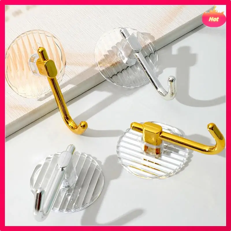 

ABYP Acrylic Luxury Wall Hook No Hole Punch Home Decoration Strong Adhesive Bathroom Towel Rack Hook Cleaning Nailless Hook