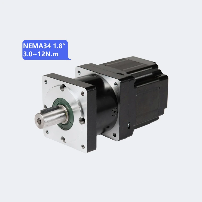 PrimoPal NEMA 34 Planetary Geared Stepper Motor 2 Phase 1.8 Degree Hybrid Motor for Automation Equipment
