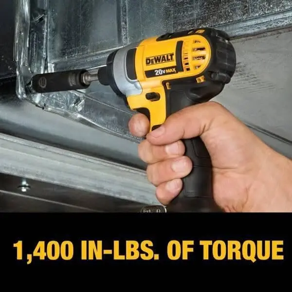 DEWALT bor tanpa kabel 20V MAX dan Driver Impact, Kit Kombo alat listrik dengan 2 baterai dan pengisi daya (DCK240C2)