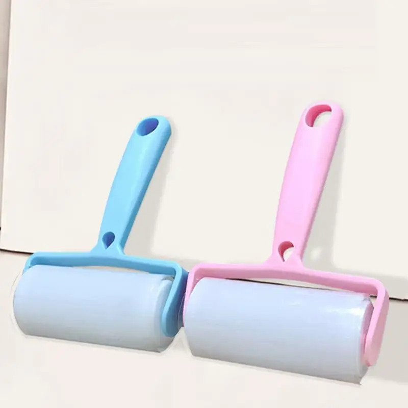 Reusable Lint Roller Reusable Pet Hair Roller Sticky Lint Remover Portable Sticky Roller Pet Lint Removal Travel Sticky Lint