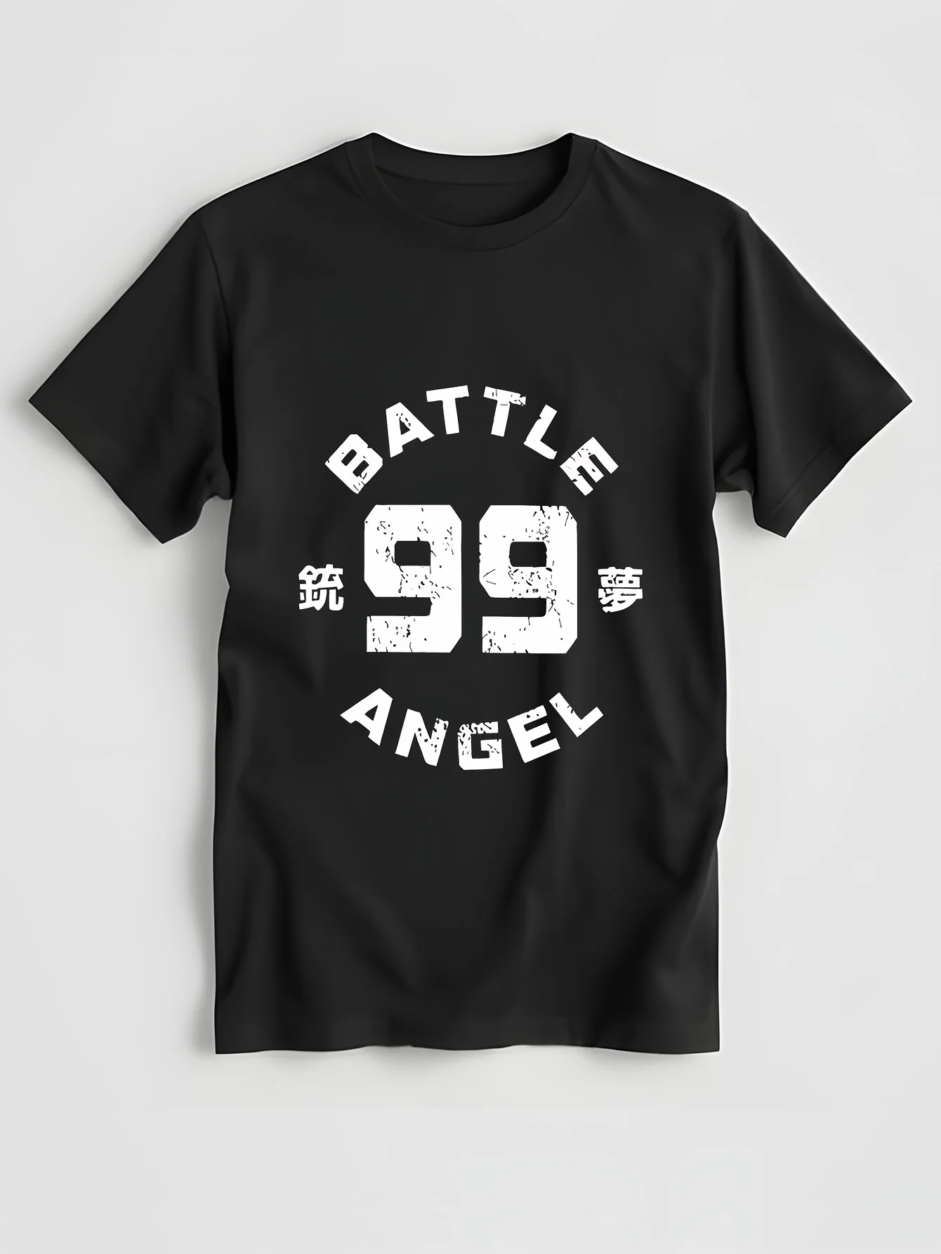 Man Battle Angel 99 Alita T Shirts Gunnm Comic Movie Anime Japan T-Shirts Vintage Short Sleeves Clothes Cotton Tees Normal