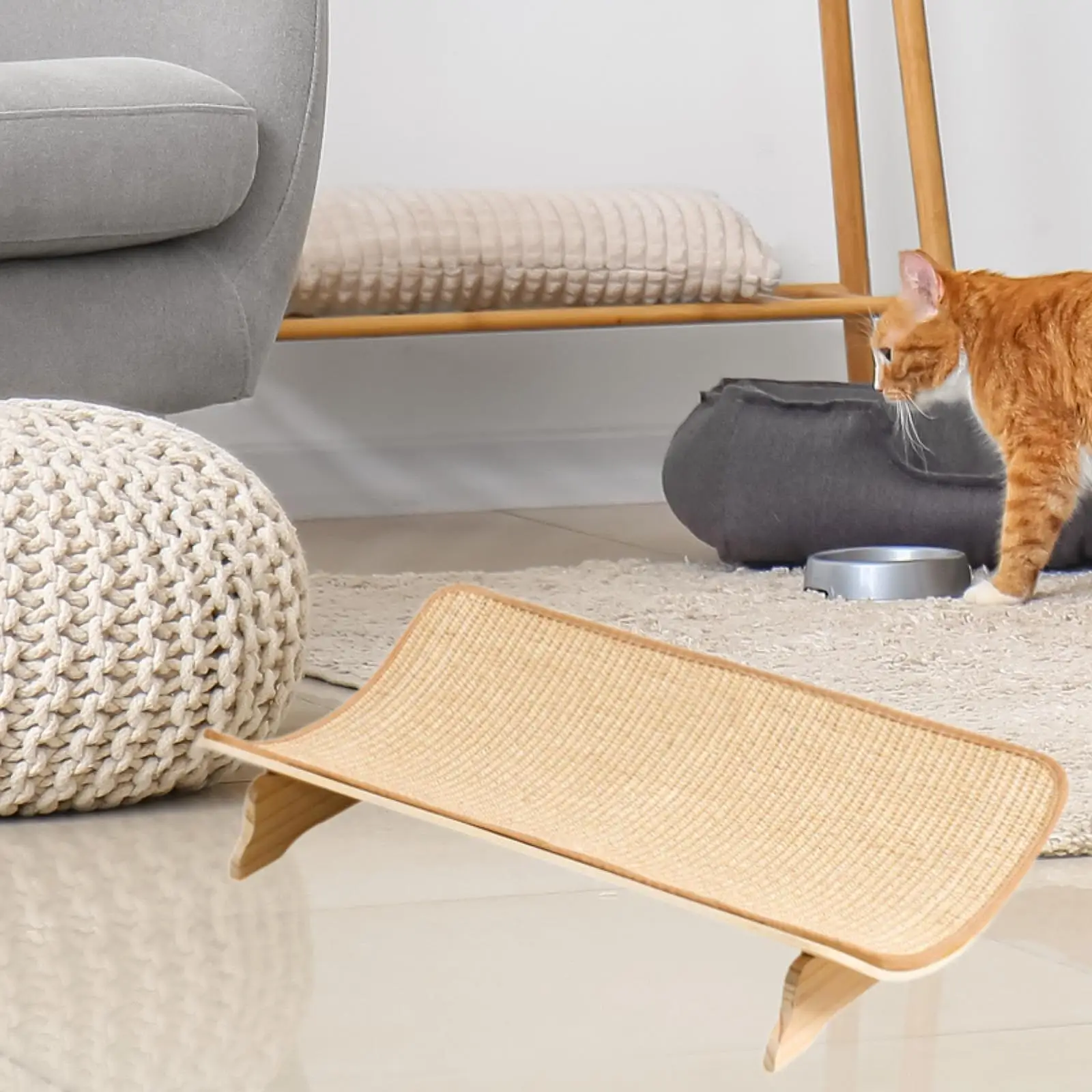 

Cat Scratcher Lounge Chair Claws Care Sofa Furniture Protection Couch Cat Scratcher Board for Kitten Kitty Cats Playing Sleeping