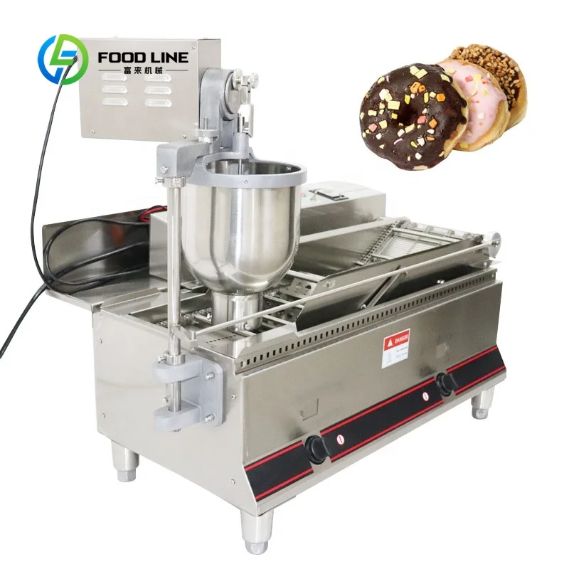 customized donut processing machine commercial doughnut fryer food grade stainless steel for dessert shop catering service