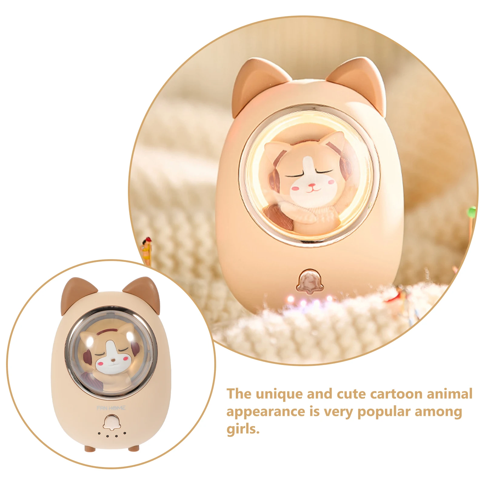 

Rechargeable H Warmers Portable USB Cartoon Mini Hot Women Power Bank Safe Material Large Capacity