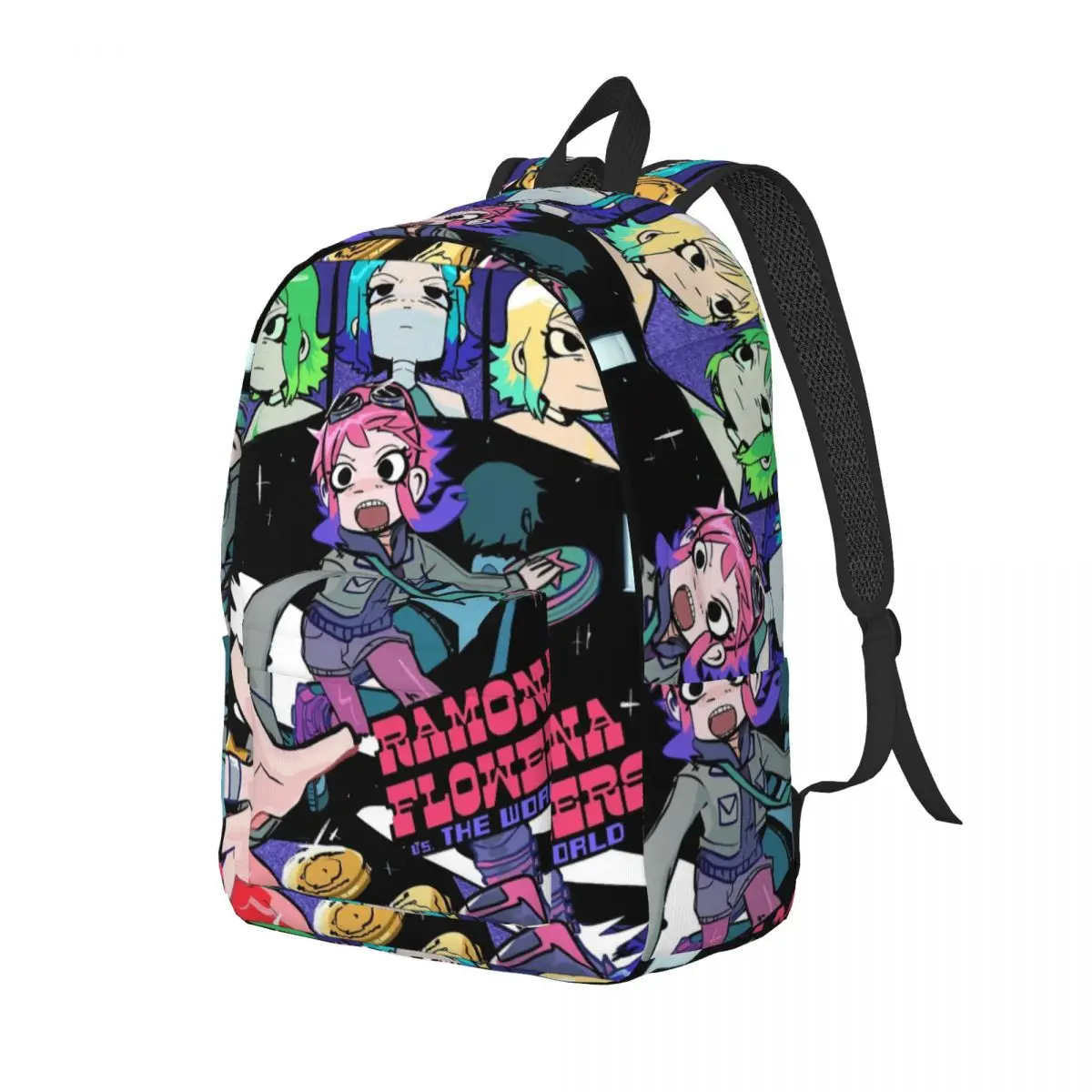 Scott Pilgrim Tira Série Anime para Adolescentes Escola Estudante Bookbag, Daypack, Elementary High College Caminhadas