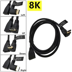 8K HDMI-compatible Extension Cable, 8K60 4K120 144Hz High Speed HDMI Extender Cord Male to Female Adapter Connector cable