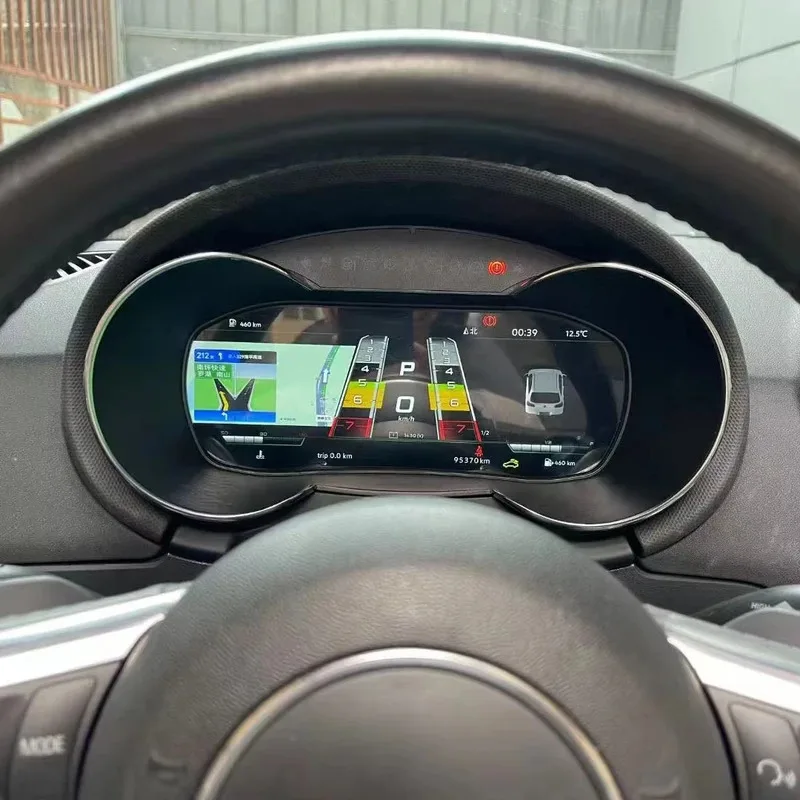 ترقية جديدة لينكس لوحة القيادة LCD عداد السرعة الرقمي لوحة العنقودية TT TTS 2009-2013 #5