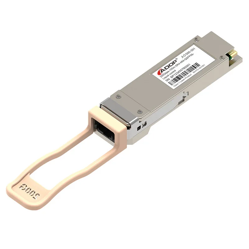 Оптический модуль приемопередатчика QSFP56 200GBASE-SR4 850nm 100m DOM MPO-12/UPC MMF