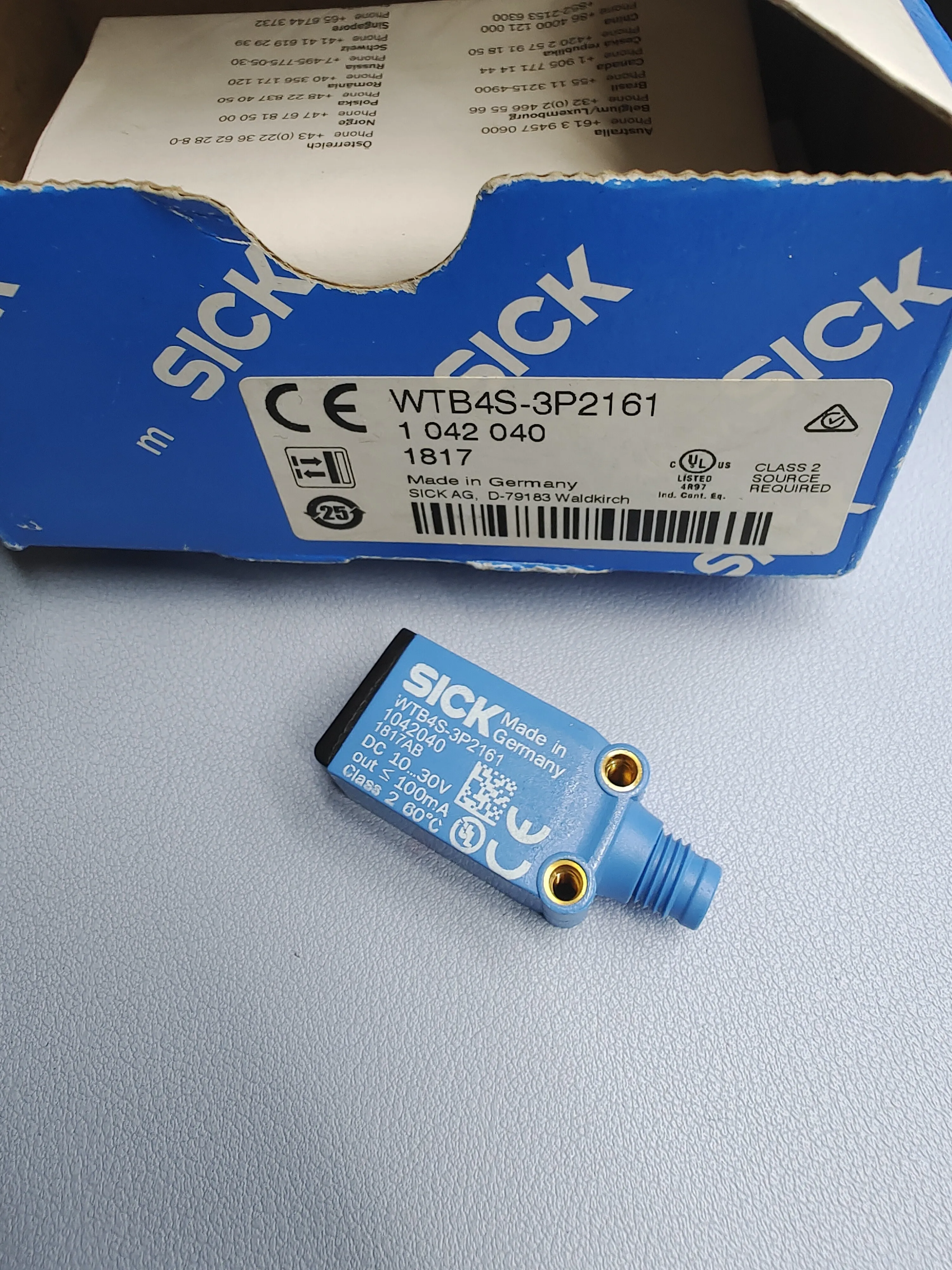 Sick Electric Eye, Photoelectric Switch WTB4S-3P2161 Original Spot