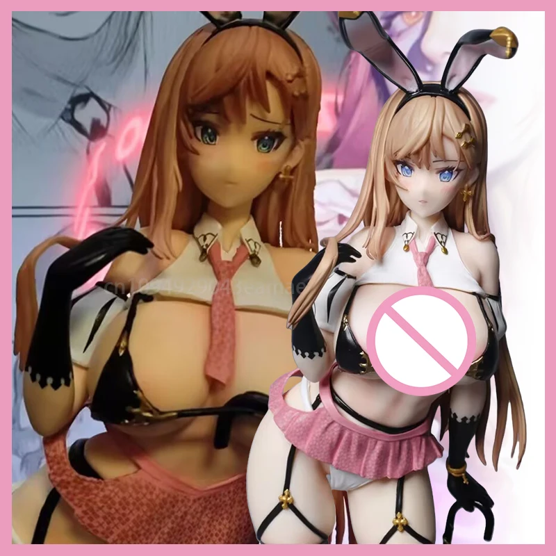 

MX Pink Spicy Bunny Anime Sexy Figures Girl Bunny PVC Action Figures Ornament Home 18+ Adult Collection Birthday Model Toys Gift