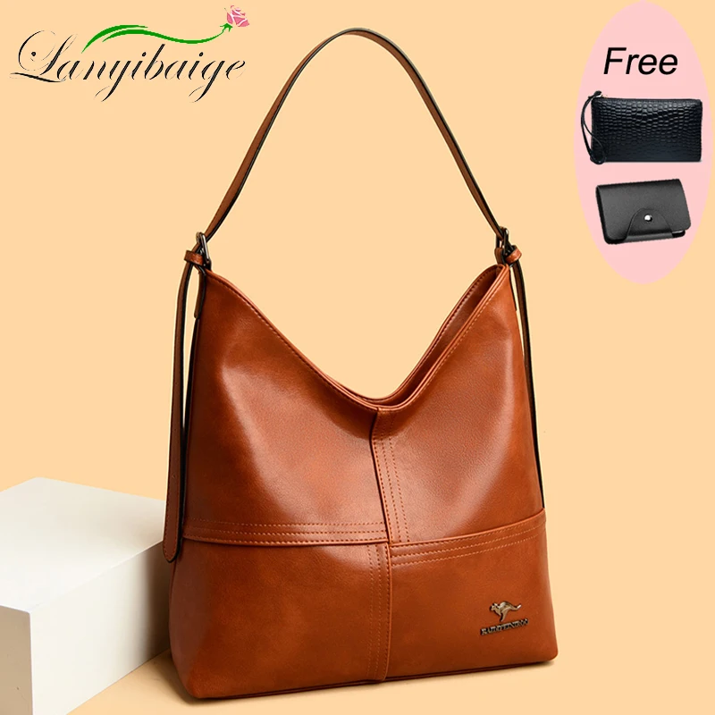 

Women Fahsion Tote Bag Handbag Purses Large Luxury Designer Shopper Bag Soft Leather Branded Shoulder Crossbody Messenger Bag