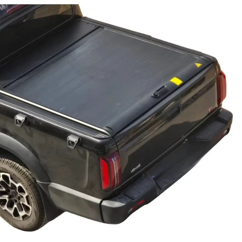 

Aluminum Alloy Retractable Truck Bed Cover with Roll-Up Design Waterproof No Drill Installation Universal Fit for Pickup Trucks