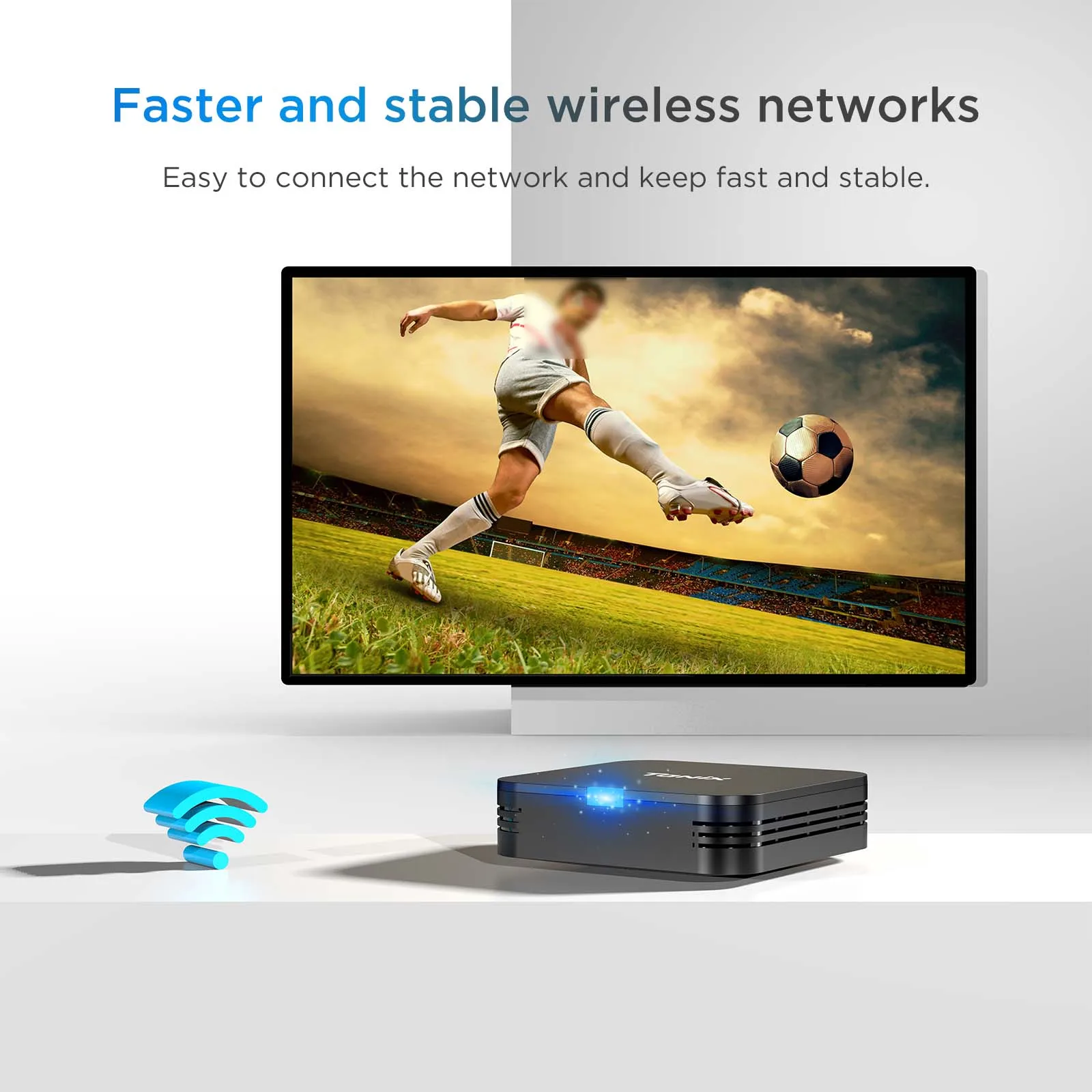 أندرويد 10 صندوق تلفزيون صغير Allwinner H313 Cortex A53 Androidtv Set Top Box 4K Vedio فك 2.4G WiFi مشغل الوسائط ليوتيوب