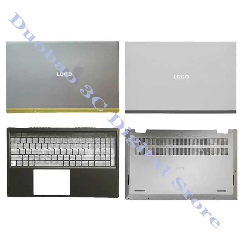 For Dell Inspiron 15Pro 5518 Replacement Laptop Accessories Lcd Back Cover/Palmrest/Bottom With LOGO Silvery Gray