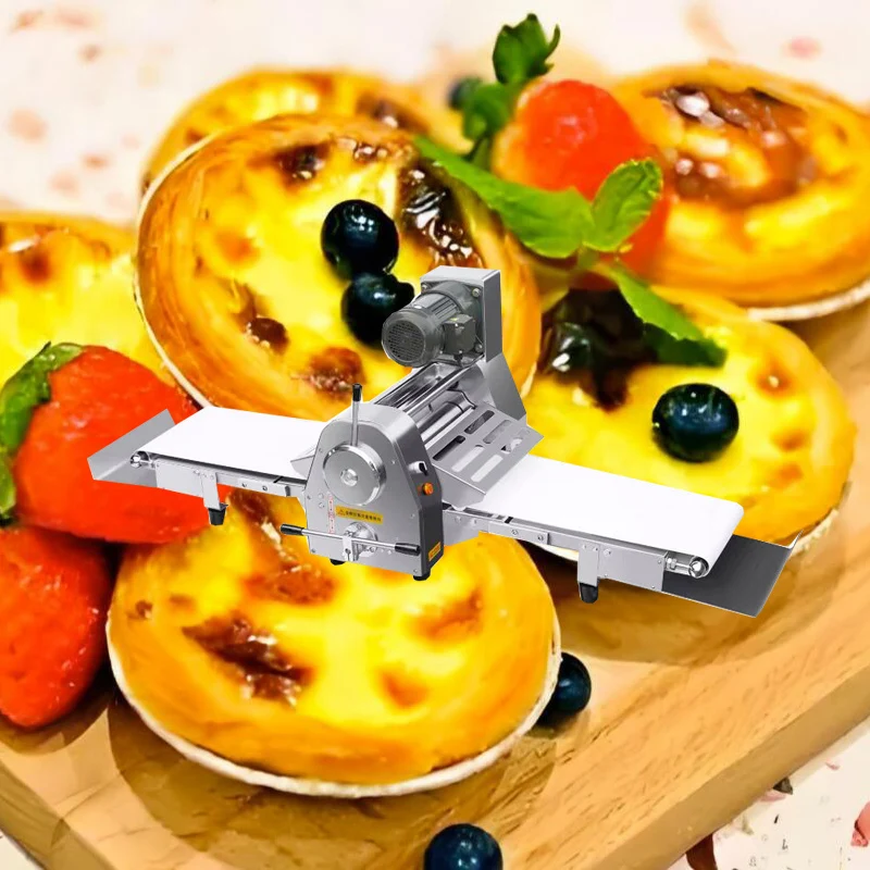 آلة تشكيل عجينة البيتزا المصنوعة من الفولاذ المقاوم للصدأ آلة تقصير المعجنات السبرينغ رول نفخة