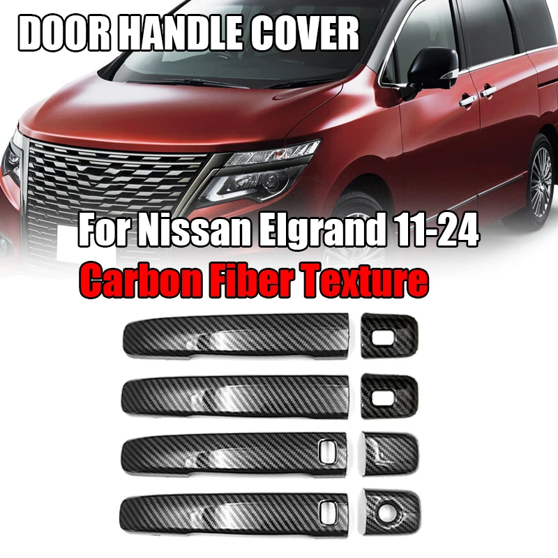 Suitable for 11-24 Nissan Elgrand E52 front door door door bowl handle decorative scratch protection sticker