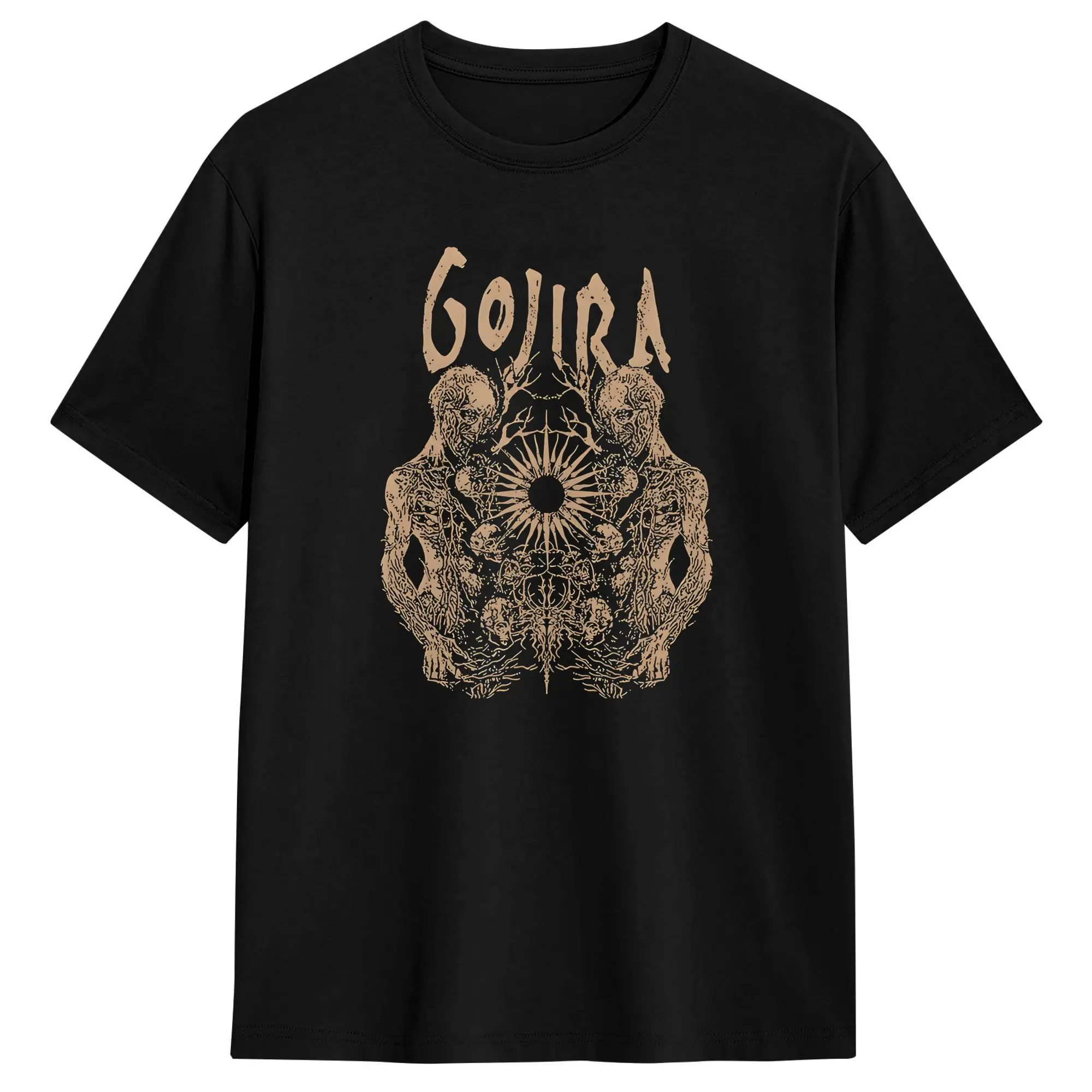 Rock Band G-Gojiras Tour T Shirt Summer  Harajuku T-Shirts Men's Cotton O Neck Plus Size Clothing Short Sleeves Y2K Funny Tops
