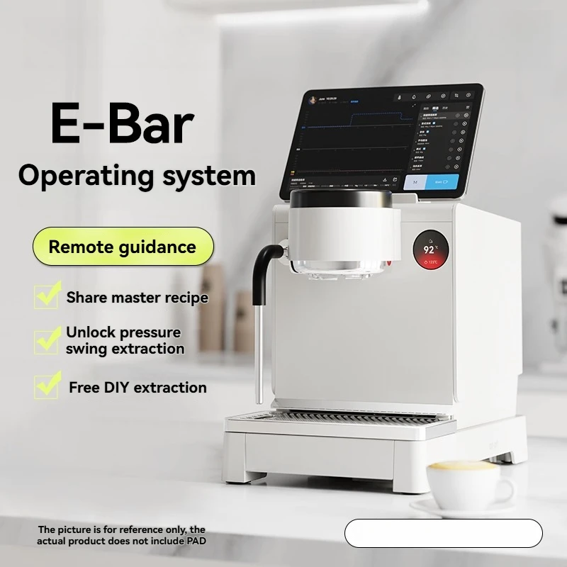 Semi-Auto Espresso Maker Dual Boiler,PID Temperature Control E-Bar System,Electromagnetic Pump Pressure Profiling Home Coffee