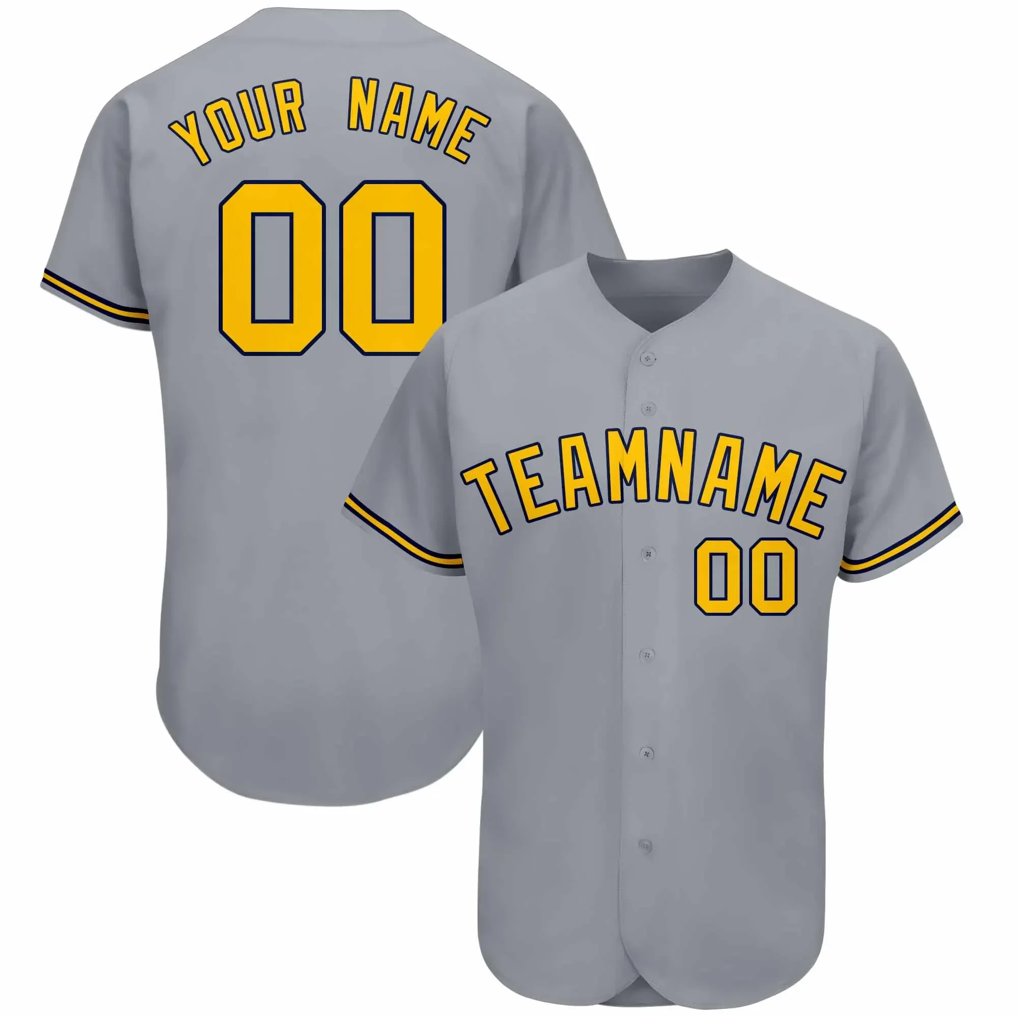 

Customized Baseball Jersey Name & Number in Stitching Personalized Sports Shirt Mesh Breathable Short for Adult