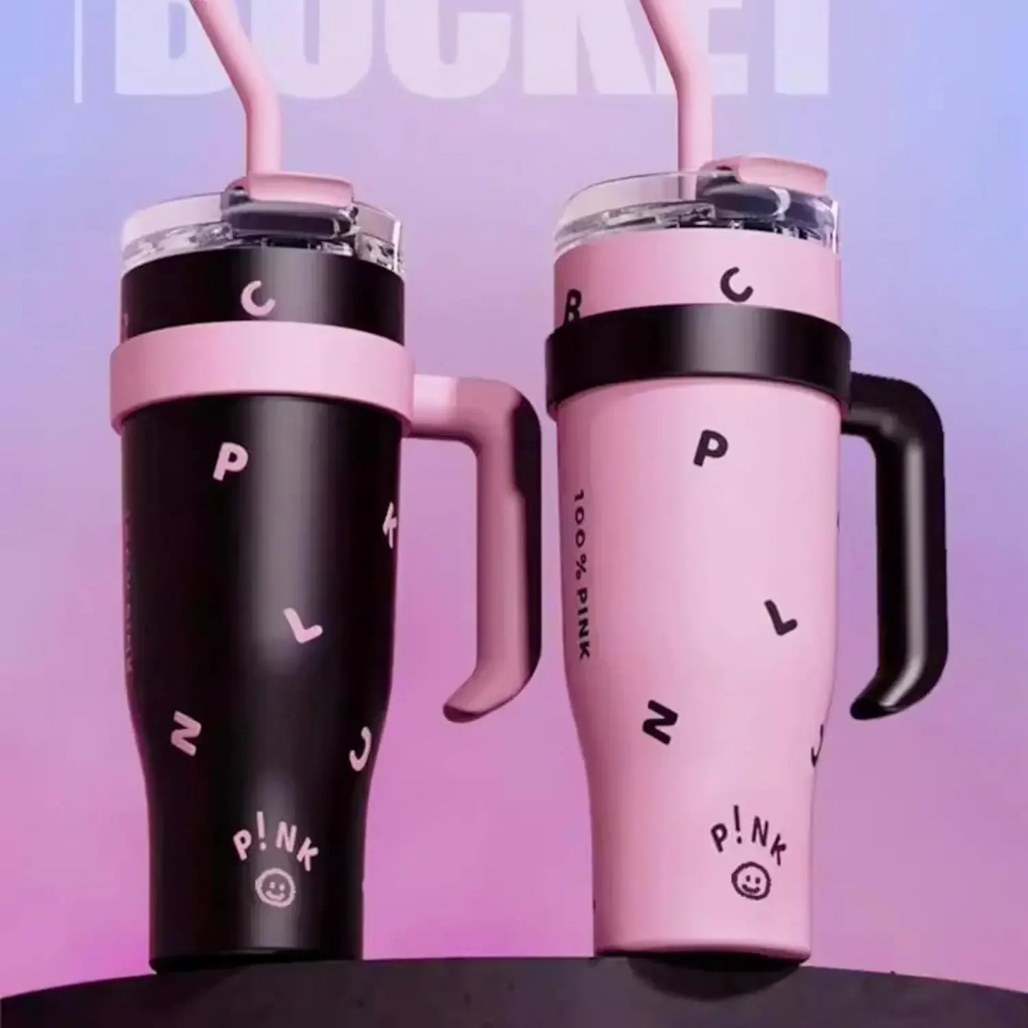 Gobelet isolé sous vide en acier inoxydable de 1200ML, bouteille d'eau de grande capacité, Thermos, tasse en paille, bouilloire pour boissons de voyage en plein air