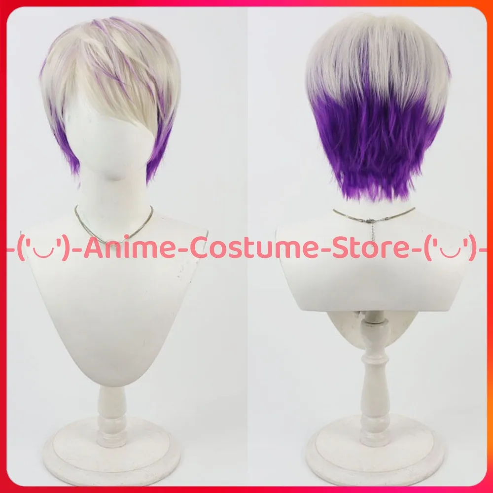 

NuiAgs NPC Cosplay Wig Anime Game Character Halloween Carnival Party Costume Wigs Heat Resistant Synthetic Hair